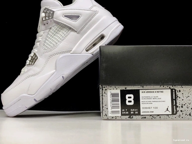 Pure 308497-100 Air Jordan Money 4 Retro 0729